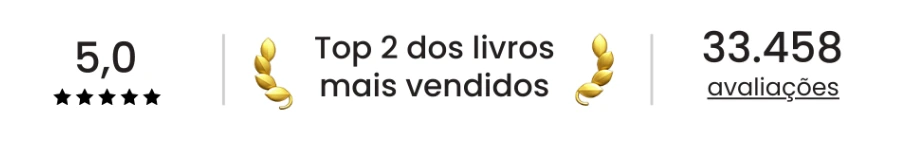 Nota 5,0, Top 2 dos livros mais vendidos, 33.458 avaliações